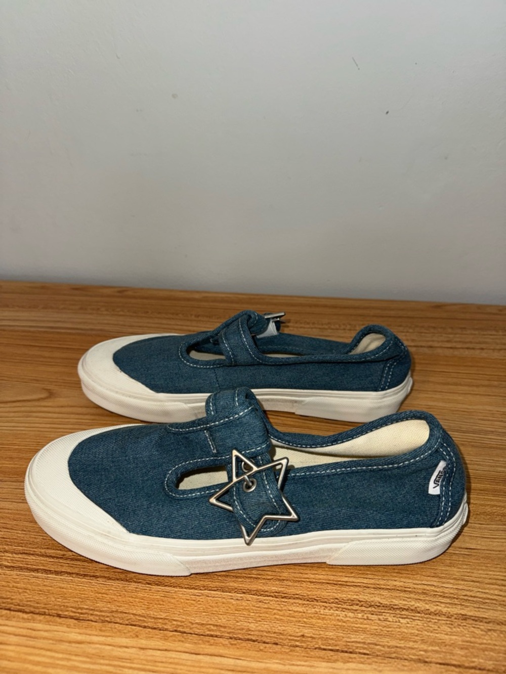 Vans Mary Jane Denim with Star Buckle